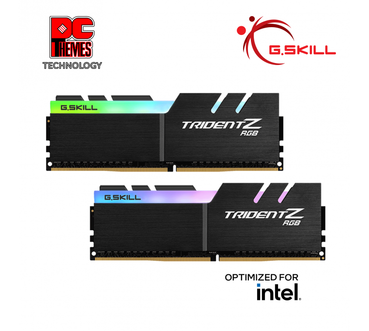 G.SKILL Trident Z RGB 3600MHz 16GB kit CL18 Desktop Memory - [Intel]